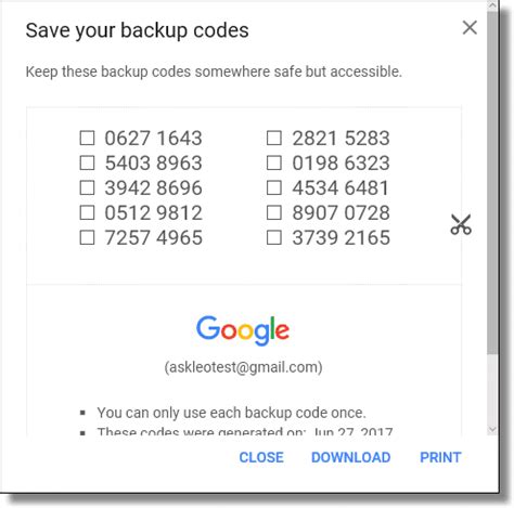 google authenticator recovery codes|Sign in with backup codes